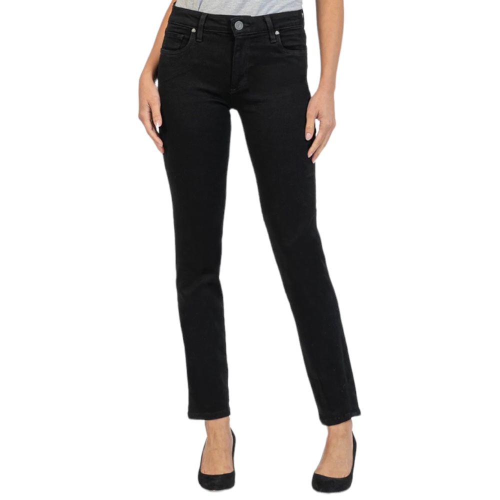 Kut from the Kloth Black Stevie Straight Leg Jeans size 2 worn once